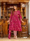 Trisha Vol 3 By Erraha Rayon Umbrella Style Kurti Set Suppliers In India
